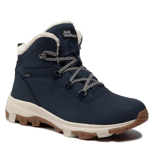 Trekkingi Jack Wolfskin. Niebieskie buty trekkingowe męskie Jack Wolfskin, bez wzorów, bez zapięcia, trekkingowe. Za 559.99 zł.