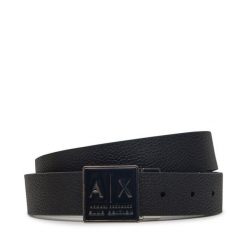 Pasek Męski Armani Exchange. Niebieskie paski męskie Armani Exchange, bez wzorów. Za 239.99 zł.