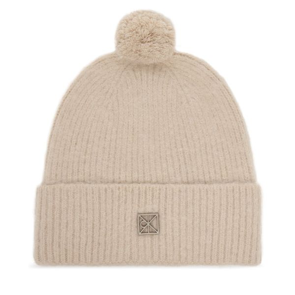 Czapka Calvin Klein. Brązowe czapki męskie Calvin Klein, na zimę, bez wzorów. Za 159.99 zł.