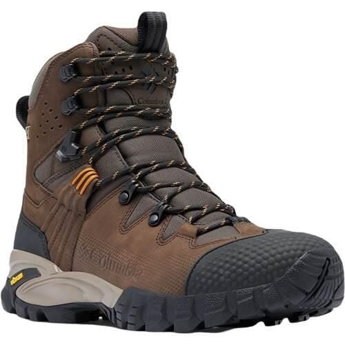 Buty trekkingowe męskie Columbia Geoterra Outdry. Brązowe buty trekkingowe męskie Columbia, bez wzorów, z materiału, za kostkę, bez zapięcia, trekkingowe. Za 599.99 zł.