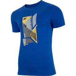 T-shirt męski TSM022 - kobalt. T-shirty męskie marki 4f. Za 49.99 zł.