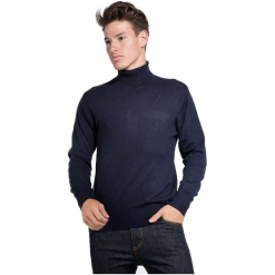 William De Faye Sweter Męski Xl Ciemny Niebieski. Niebieskie swetry męskie William De Faye, z kaszmiru, z golfem. Za 259.00 zł.