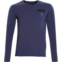 Granatowa Koszulka Wave Me. Niebieskie koszulki męskie z długim rękawem marki Born2be, z długim rękawem. Za 34.99 zł.