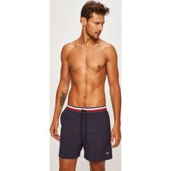 Tommy Hilfiger - Kąpielówki. Niebieskie kąpielówki męskie Tommy Hilfiger, l, bez wzorów, z materiału. Za 299.90 zł.