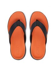 Skechers Japonki 229267/NVY Granatowy. Niebieskie klapki i japonki męskie Skechers, bez wzorów, z materiału. Za 199.99 zł.