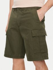 Jack & Jones Szorty materiałowe Jpstcole 12248685 Khaki Regular Fit. Brązowe szorty męskie Jack & Jones, bez wzorów, z bawełny. Za 146.23 zł.