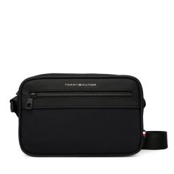 Saszetka Tommy Hilfiger. Czarne saszetki męskie Tommy Hilfiger, bez wzorów, małe. Za 329.99 zł.