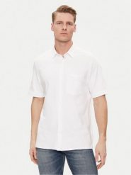 Calvin Klein Koszula K10K112708 Biały Regular Fit. Białe koszule męskie Calvin Klein, l, bez wzorów, z bawełny, bez kołnierzyka, bez ramiączek. Za 239.99 zł.
