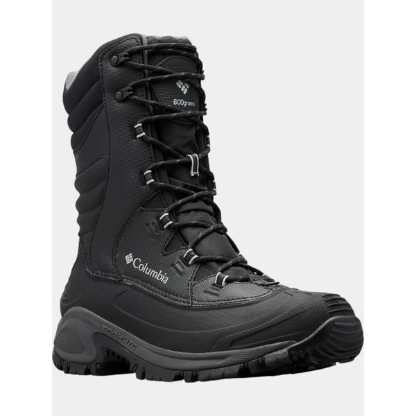 Buty Śniegowe Męskie Columbia Bugaboot III Xtm. Czarne buty trekkingowe męskie Columbia, na zimę, bez wzorów, sportowe, bez obcasa, bez zapięcia. W wyprzedaży za 722.00 zł.