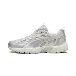 Buty do chodzenia męskie Puma Milenio Tech. Brązowe buty do biegania męskie Puma, bez wzorów, z materiału, bez zapięcia, do biegania. W wyprzedaży za 229.99 zł.