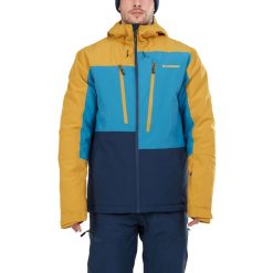 Kurtka Narciarska Męska Fundango Atlas. Brązowe kurtki narciarskie i snowboardowe męskie Fundango, na zimę, m, bez wzorów, bez kaptura, narciarskie. W wyprzedaży za 599.00 zł.