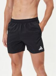 Adidas Szorty kąpielowe JX2673 Czarny Regular Fit. Czarne kąpielówki męskie ADIDAS, m, bez wzorów, z syntetyku. Za 119.99 zł.