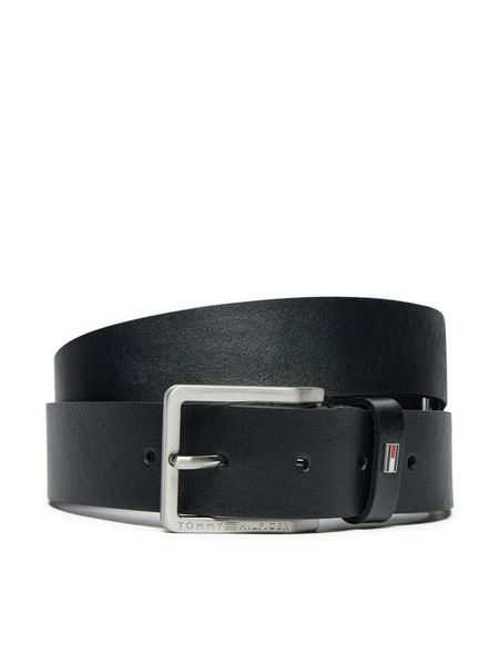 Tommy Hilfiger Pasek Męski Oliver Adj 3.5 AM0AM13020 Czarny. Czarne paski męskie Tommy Hilfiger, bez wzorów, ze skóry. Za 139.99 zł.
