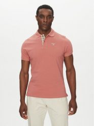 Barbour Polo Tartan MML0012PI55 Różowy Regular Fit. Czerwone koszulki polo męskie Barbour, l, bez wzorów, z bawełny, bez kołnierzyka, bez ramiączek. Za 219.99 zł.