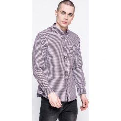 Le Shark - Koszula. Szare koszule męskie Le Shark, w kratkę, z bawełny, button down, z długim rękawem. W wyprzedaży za 59.90 zł.