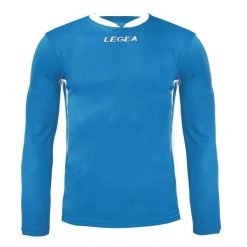 Męska Koszulka Biegowa Dusseldorf ML Długie Rękawy Błękitno-Biała. Białe koszulki męskie z długim rękawem Legea, m, bez wzorów, z poliesteru, sportowe, bez kołnierzyka, bez ramiączek. W wyprzedaży za 48.00 zł.
