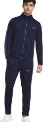 Under Armour Dres męski Under Armour Rival Knit Track Suit granatowy 1357139 410 XL. Niebieskie komplety dresowe męskie Under Armour, bez wzorów, z dresówki, bez ramiączek, bez kaptura. Za 317.41 zł.