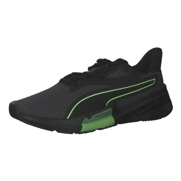 Buty męskie treningowe Puma Pwr Frame Tr. Czarne buty do biegania męskie Puma, bez wzorów, z materiału, bez zapięcia, do biegania. Za 318.00 zł.