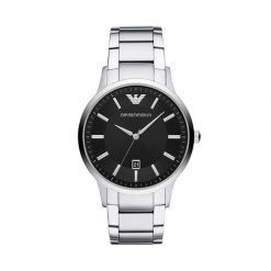 Zegarek Emporio Armani. Szare zegarki męskie Emporio Armani, srebrne. Za 1,289.00 zł.