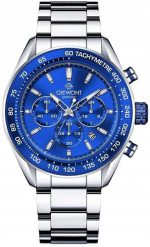 Zegarek Giewont Zegarek Męski Giewont Chronograph Sapphire Srebrno Niebieski GW9580-B3. Niebieskie zegarki męskie Giewont. Za 227.61 zł.