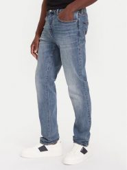 Armani Exchange Jeansy XM000049 AF17047 MB001 Niebieski Regular Fit. Niebieskie jeansy męskie Armani Exchange, bez wzorów, z bawełny. Za 659.99 zł.