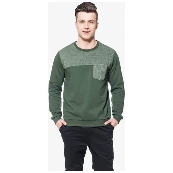 Feewear Bluza Louis , zielony, rozmiar XXL. Zielone bluzy nierozpinane męskie Feewear, m, bez wzorów, z bawełny, klasyczne, bez ramiączek, bez kaptura. W wyprzedaży za 59.99 zł.