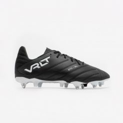 Buty piłkarskie Viralto II Matador SG skóra klasyczne. Czarne sztyblety męskie KIPSTA, ze skóry, bez obcasa, bez zapięcia. Za 219.99 zł.