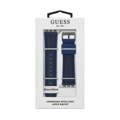 Wymienny pasek do zegarka Apple Watch Guess. Niebieskie paski męskie Guess, z aplikacjami. Za 269.99 zł.