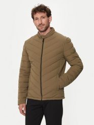 Guess Kurtka puchowa M4YL05 WG9O2 Zielony Regular Fit. Zielone kurtki męskie Guess, l, z aplikacjami, z puchu, bez ramiączek, bez kaptura. Za 529.99 zł.