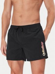 Quiksilver Szorty kąpielowe Spl Fineline Volley 15 EQYJV04141 Czarny Regular Fit. Czarne kąpielówki męskie Quiksilver, m, bez wzorów, z syntetyku. Za 119.99 zł.