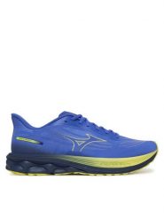 Mizuno Buty do biegania Wave Skyrise 7 J1GC2609 01 Niebieski. Niebieskie buty do biegania męskie Mizuno, bez wzorów, z materiału, bez zapięcia, do biegania. Za 599.99 zł.