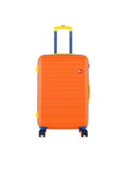 Semi Line Walizka średnia T5843-2 Pomarańczowy. Brązowe walizki męskie Semi-line, bez wzorów, z tworzywa sztucznego, średnie. Za 239.99 zł.