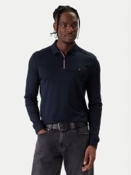 Tommy Hilfiger Polo MW0MW42808 Granatowy Regular Fit. Niebieskie koszulki polo męskie Tommy Hilfiger, m, bez wzorów, z bawełny, bez kołnierzyka, bez ramiączek. Za 489.99 zł.