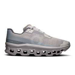 ON CLOUDMONSTER Void Alloy | Glacier Buty męskie do biegania. Szare buty do biegania męskie On, bez wzorów, z materiału, bez zapięcia, do biegania. W wyprzedaży za 636.75 zł.