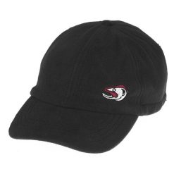 Czapka wędkarska Taimen Fleece no.1 - Czarna. Czarne czapki męskie TAIMEN, bez wzorów, sportowe. Za 99.99 zł.