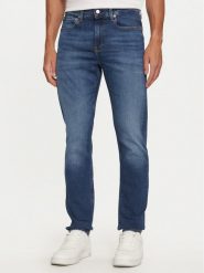 Calvin Klein Jeans Jeansy J30J323691 Niebieski Slim Fit. Niebieskie jeansy męskie Calvin Klein Jeans, bez wzorów, z bawełny. Za 339.99 zł.