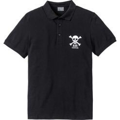 Shirt polo Slim Fit bonprix czarny. Koszulki polo męskie marki bonprix. Za 59.99 zł.