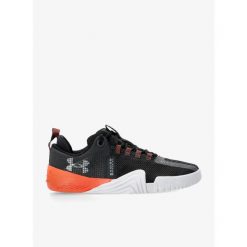Buty treningowe męskie Under Armour TriBase Reign 6. Czarne buty treningowe męskie Under Armour, bez wzorów, bez zapięcia. W wyprzedaży za 525.80 zł.