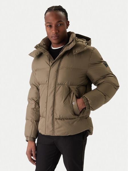 BOSS Kurtka zimowa H-Corbinian5 50551599 Beżowy Regular Fit. Brązowe kurtki męskie Boss, na zimę, m, bez wzorów, z syntetyku, bez ramiączek, bez kaptura. Za 1,989.00 zł.