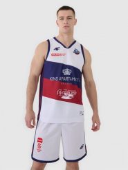 4F Koszulka meczowa replika domowa z sezonu 2024/25 męska 4F x PLK - KING Szczecin - multikolor XL. T-shirty sportowe męskie 4f, m, bez wzorów, z dzianiny, klasyczne, bez ramiączek. Za 219.99 zł.