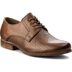 Półbuty LASOCKI FOR MEN - MI07-C327-365-02 Brązowy. Brązowe eleganckie półbuty męskie Lasocki For Men, z materiału, eleganckie, bez obcasa, bez zapięcia. Za 199.99 zł.