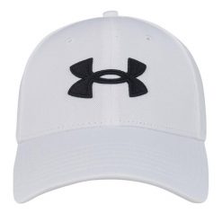 Męska Czapka Z Daszkiem Blitzing. Białe czapki męskie Under Armour, bez wzorów, sportowe. Za 166.99 zł.