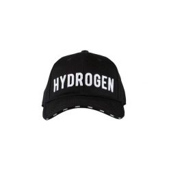 Czapka tenisowa unisex Hydrogen Icon Cap. Czarne czapki męskie HYDROGEN, bez wzorów, z bawełny, sportowe. Za 175.00 zł.