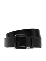 Calvin Klein Pasek Męski Round Buckle Tumbled 35 Mm LV04D7041G Czarny. Czarne paski męskie Calvin Klein, bez wzorów, ze skóry. Za 209.99 zł.