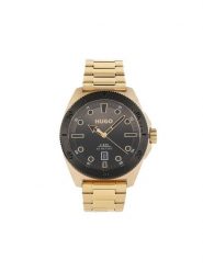 Hugo Zegarek 1530304 Złoty. Żółte, analogowe zegarki męskie Hugo, złote. Za 809.99 zł.