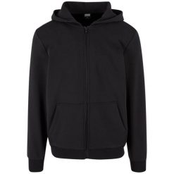 Bluza Męska Cozy Full Zip. Czarne bluzy nierozpinane męskie Urban Classics, m, bez wzorów, bez ramiączek, bez kaptura. Za 186.99 zł.