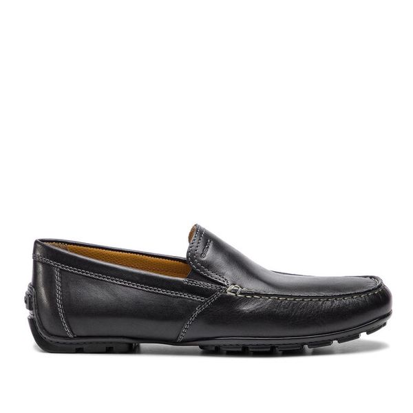 Mokasyny Geox. Czarne mokasyny męskie Geox, bez zapięcia. Za 359.99 zł.