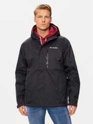 Columbia Kurtka przeciwdeszczowa Pouring Adventure™ III 2117171 Czarny Regular Fit. Czarne kurtki outdoor męskie Columbia, m, bez wzorów, z syntetyku, bez kaptura, outdoorowe. Za 319.00 zł.