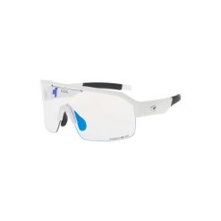 Okulary fotochromowe GOG Thor C - matt white/black. Białe okulary przeciwsłoneczne męskie GOG, bez wzorów, sportowe. Za 497.99 zł.