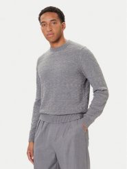 Guess Sweter M5BR42 Z2ZK2 Szary Regular Fit. Szare kardigany męskie Guess, m, z aplikacjami, z syntetyku, bez ramiączek. Za 479.99 zł.